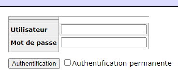 Page de connexion Adminer modifiée